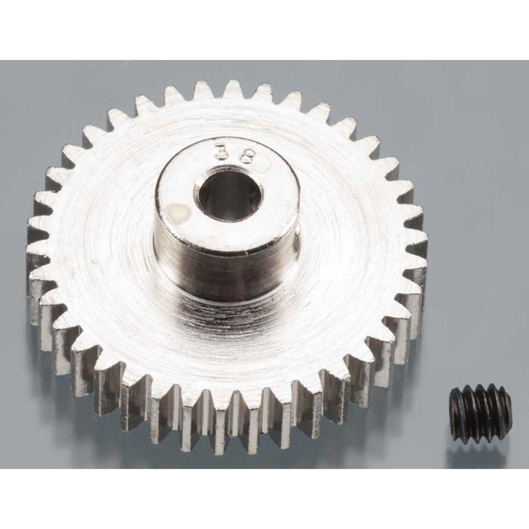 Robinson Racing Nickel-Plated 48 Pitch Pinion Gear, 38T