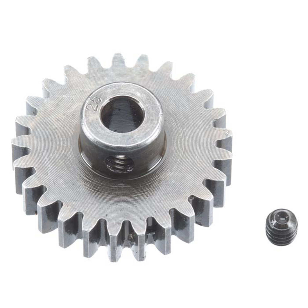 Robinson Racing Extra Hard Steel 5mm Bore 1 Module Pinion, 25T
