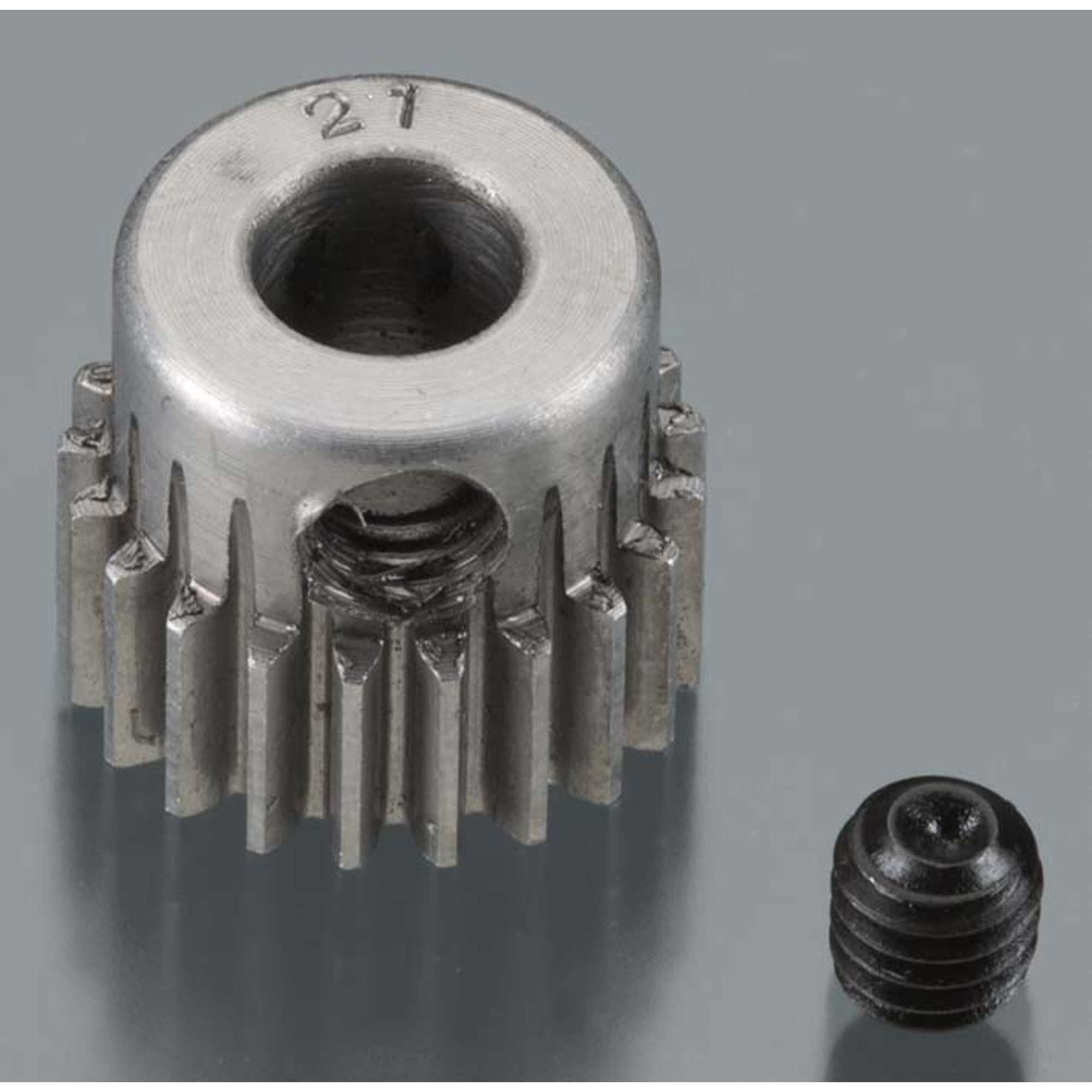 Robinson Racing 48 Pitch Machined Pinion, 21T 5mm Bore