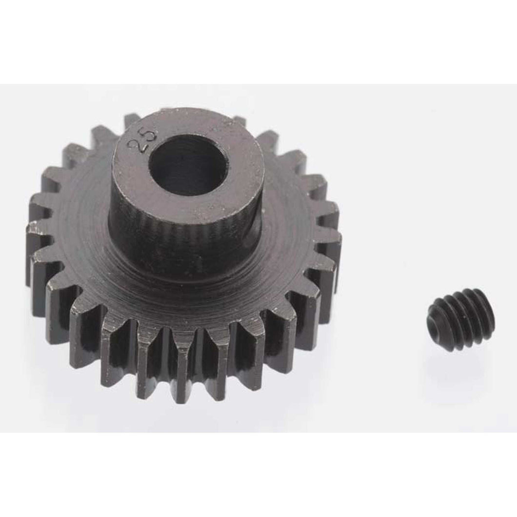 Robinson Racing Extra Hard 25 Tooth Blackened Steel 32p Pinion, 5mm