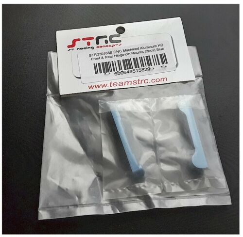 ST Racing Concepts Aluminum Front & Rear Hinge Pin Blocks Blue