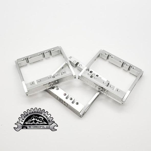 GSpeed TEAM GARAGE HACK BLACK or CLEAR DUAL SERVO MOUNT, VENDOR TGH RC CONCEPTS
