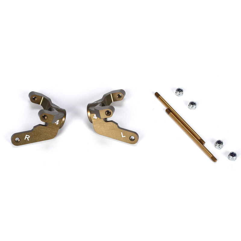 TLR Trailing Spindle, Aluminum 4mm: 22