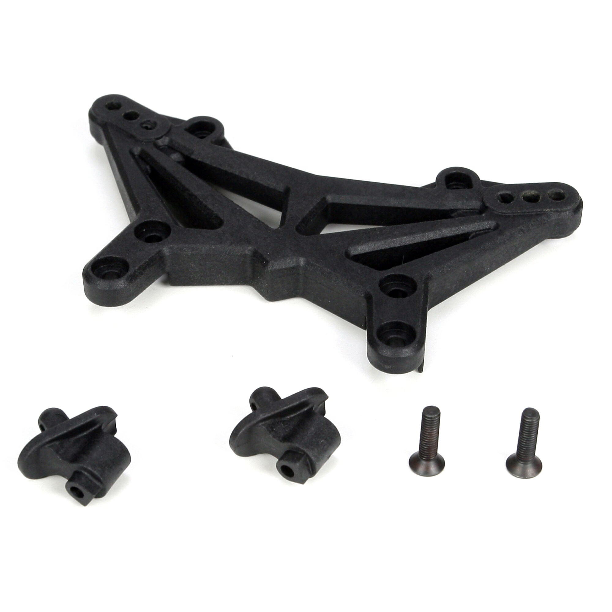 TLR Shock Tower & Body Mounts, Front: 22T