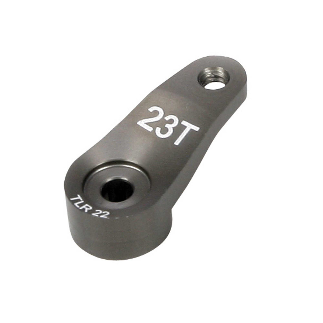 TLR Servo Horn, 23T, Aluminum: 22