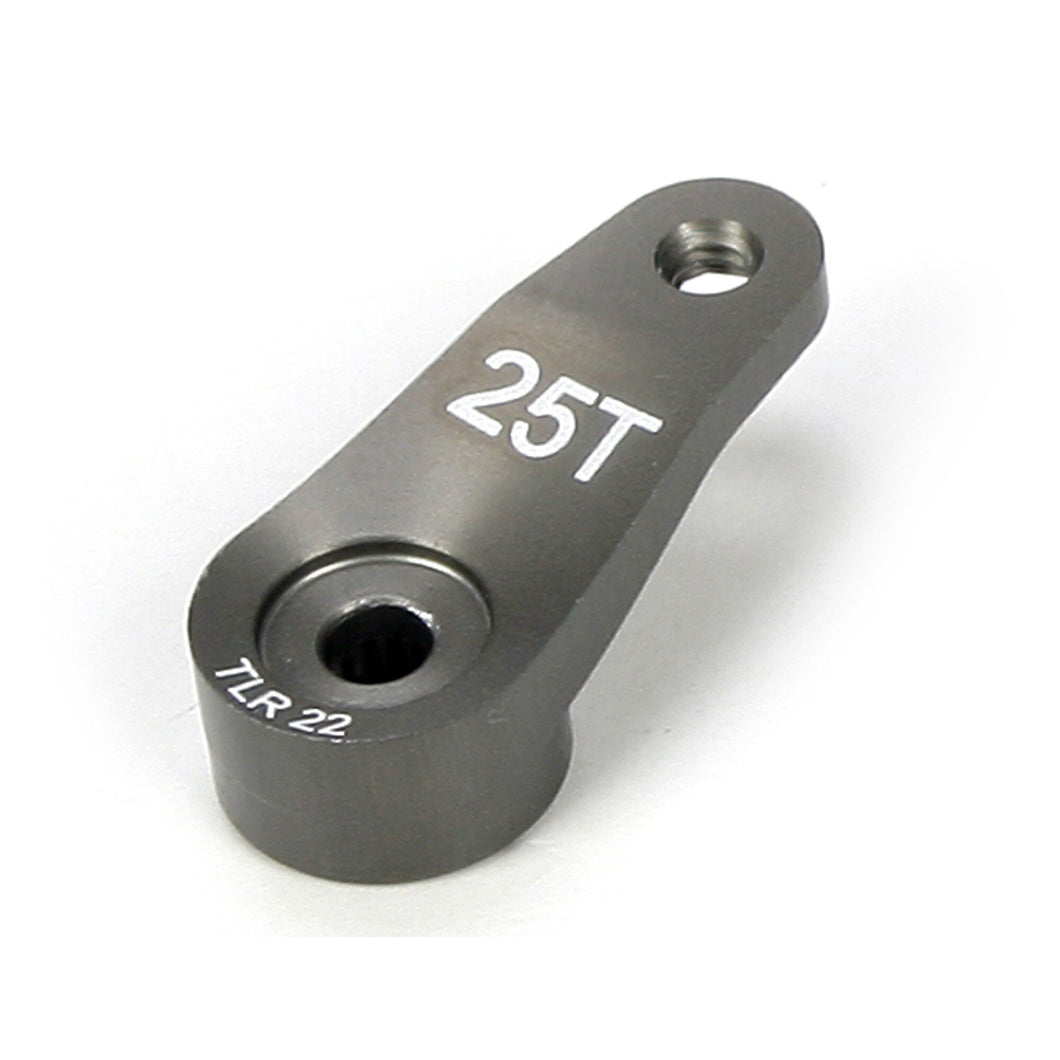 TLR Servo Horn, 25T, Aluminum: 22