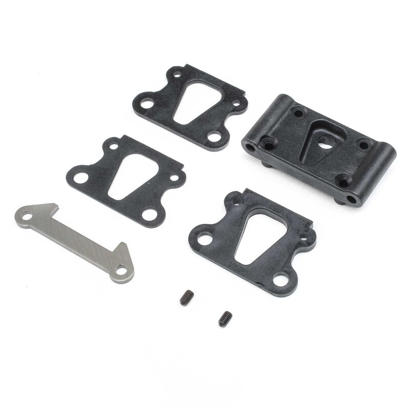 TLR Front Pivot with Brace & Kick Shims: All 22