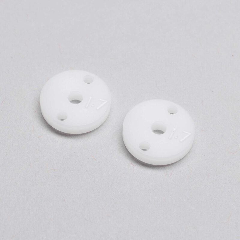 TLR Machined Shock Pistons, 2.3mm, 2 x 1.7mm, G3 (2)