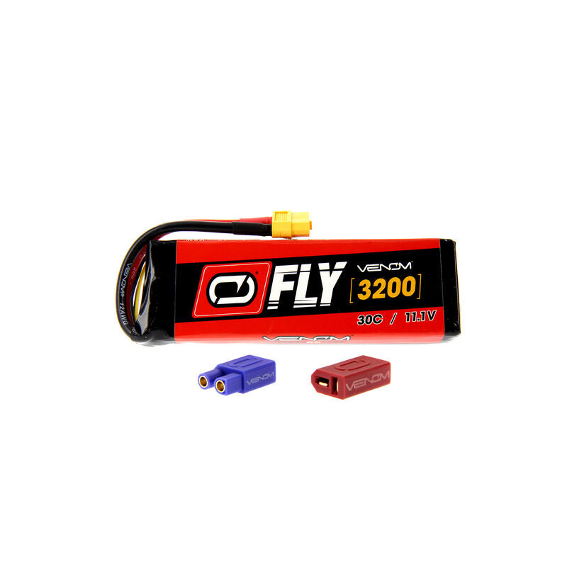 Venom 11.1V 3200mAh 30C 3S FLY LiPo Battery: UNI 2.0 Plug