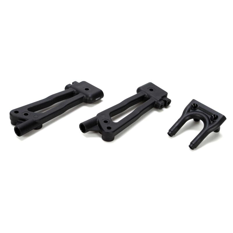 Vaterra Rear Shock Towers & Fr Up Brace:TWH
