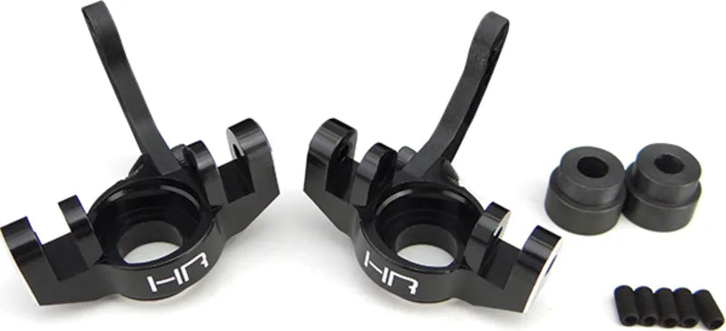 Hot Racing Aluminum Steering Knuckles with Carbon Fiber Arms - Yeti and Exo