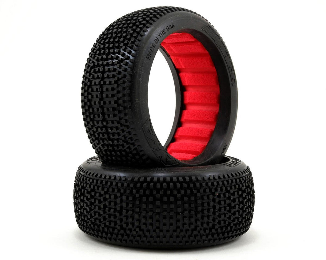 AKA Impact 1/8 Buggy Tires (2) (Medium - Long Wear)