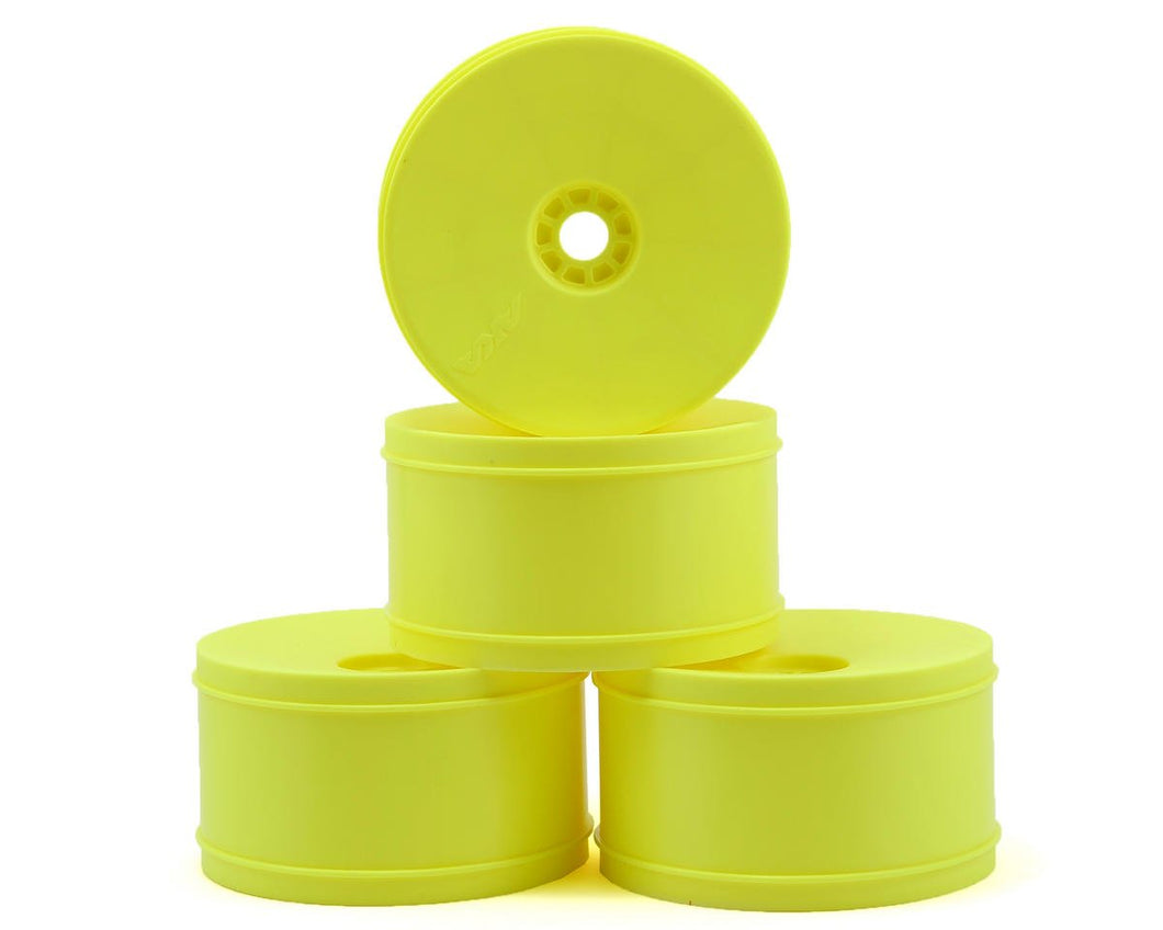 AKA EVO 1/8 Truggy Standard Offset Wheels (4) (Yellow)