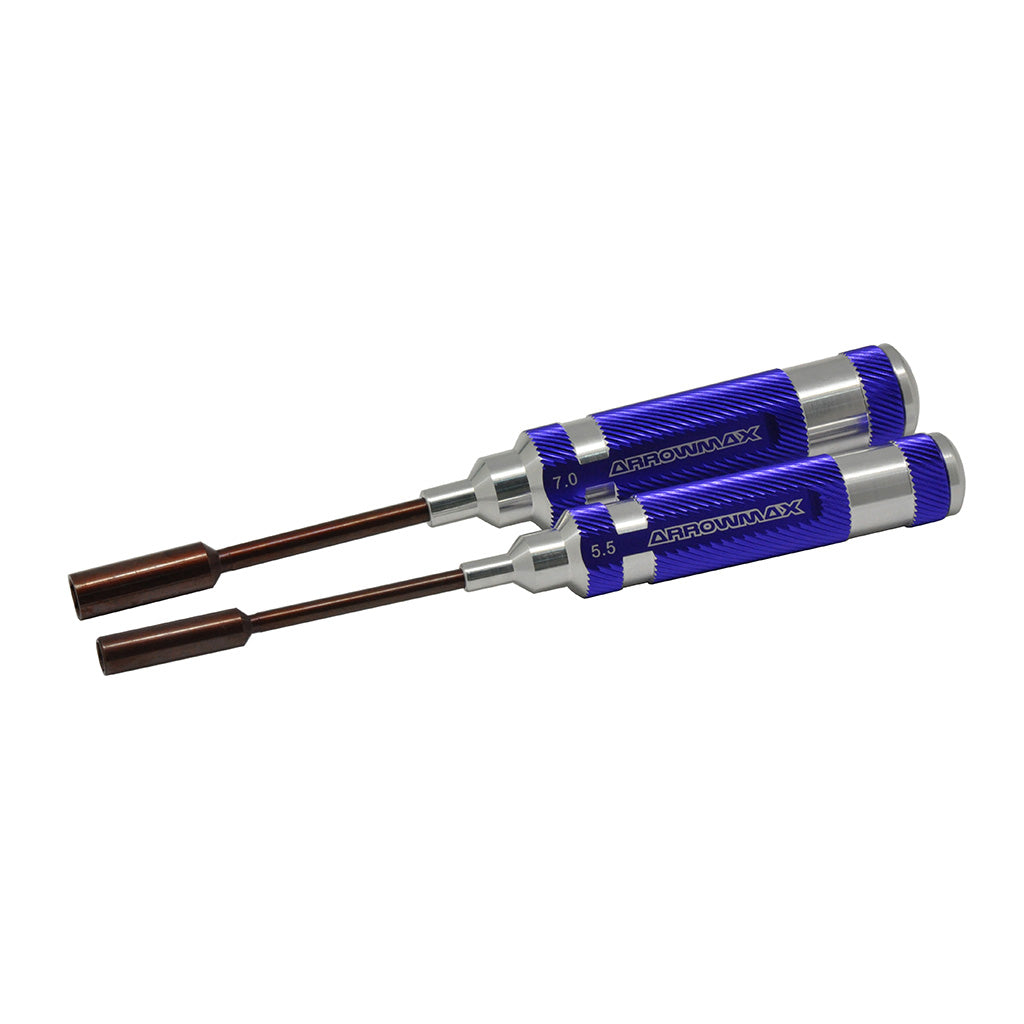 Arrowmax Nut Driver Set 5.5 & 7.0x100mm  2pcs