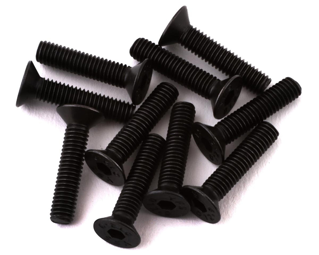 Team Associated Flat Head Cap Screw M3x14mm (10)