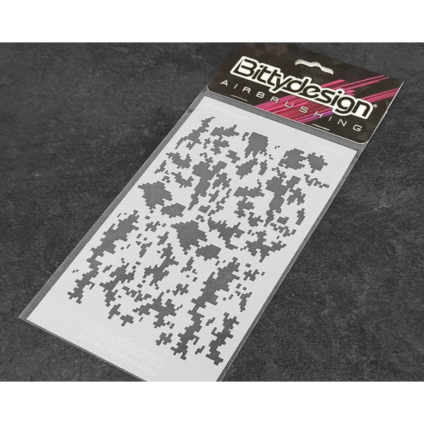 Bittydesign Vinyl Paint Stencil (Digital Camo)