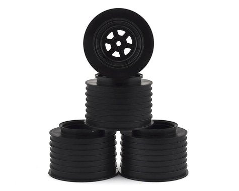 DE Racing Gambler Rear Sprint Wheels (AE/TLR) (Black) w/12mm Hex