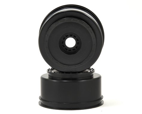 DE Racing 17mm Hex "Borrego" Short Course Wheels (Black) (2) (SC8/Senton)