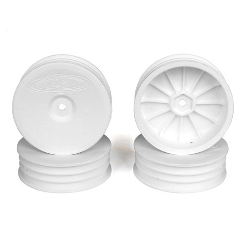 DE Racing Slim Speedline Buggy Wheels, Front, White