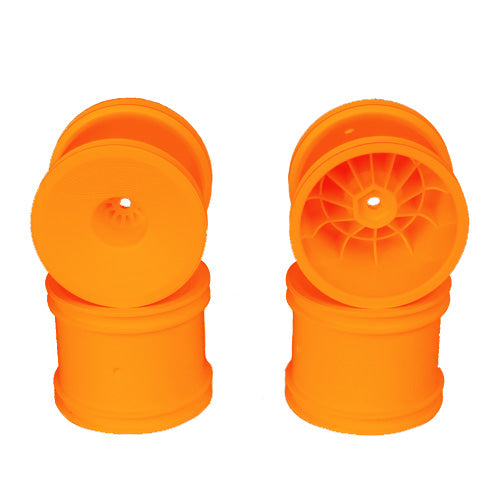DE Racing Speedline ST Wheels for ASC T5M-T6.1 / Tekno ET410 / Orange / 4pcs