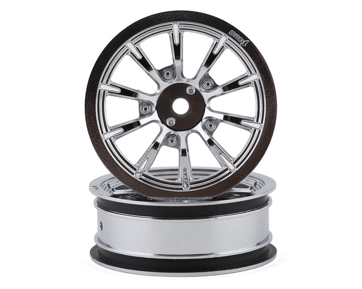 DragRace Concepts AXIS 2.2/3.0" Drag Racing Rear Wheels w/12mm Hex (Chrome) (2)