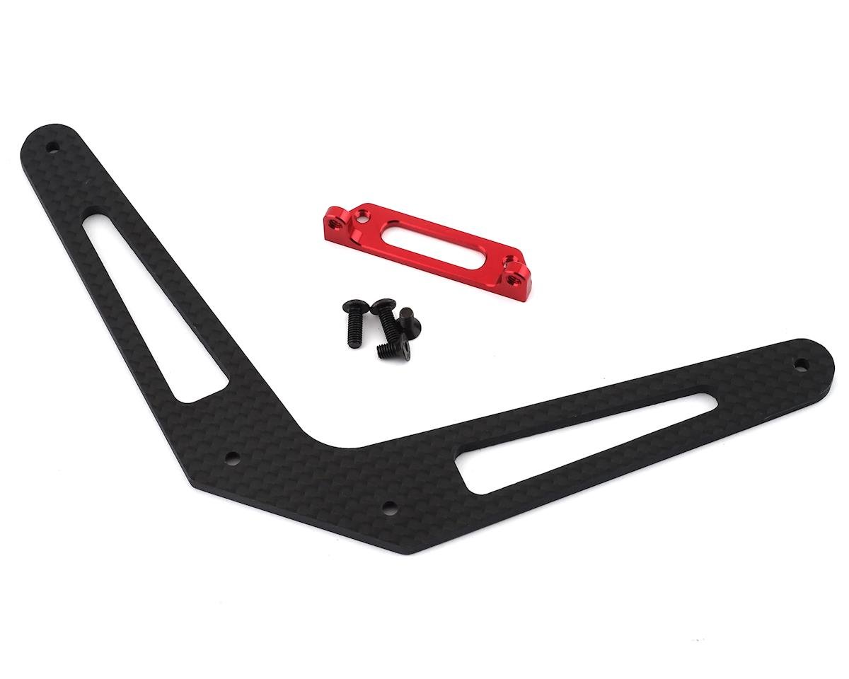 DragRace Concepts Drag Pak Carbon Fiber Extended Rear Body Mount Kit (Red)