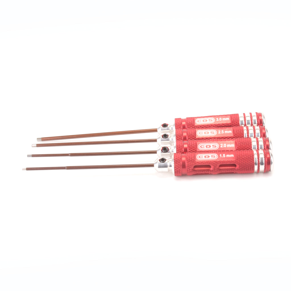 EDS Hex Driver Set 1.5,2,2.5,3mm-Lightweight 4pc