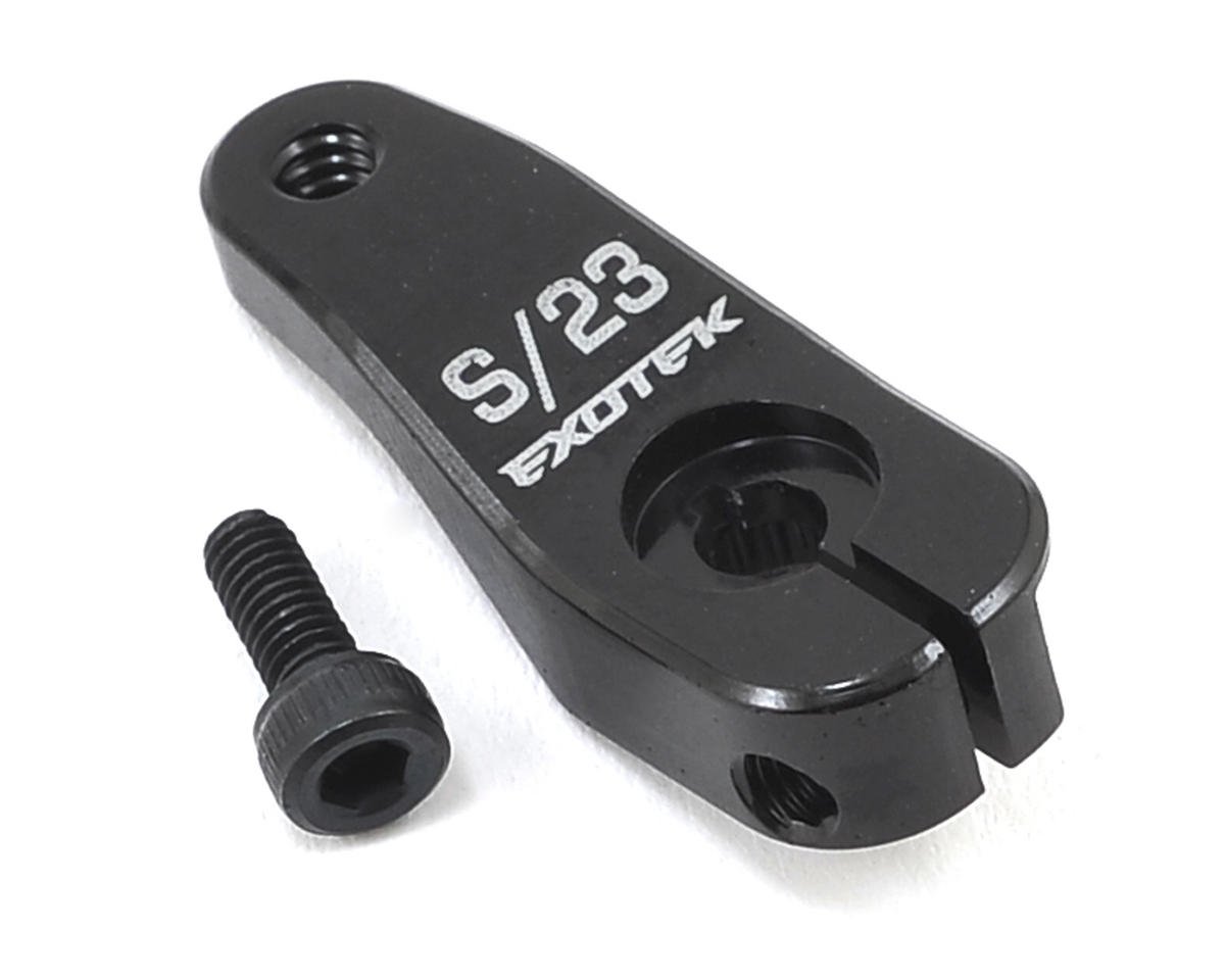 Exotek Aluminum TLR 22 Series HD Clamping Servo Horn (Black)