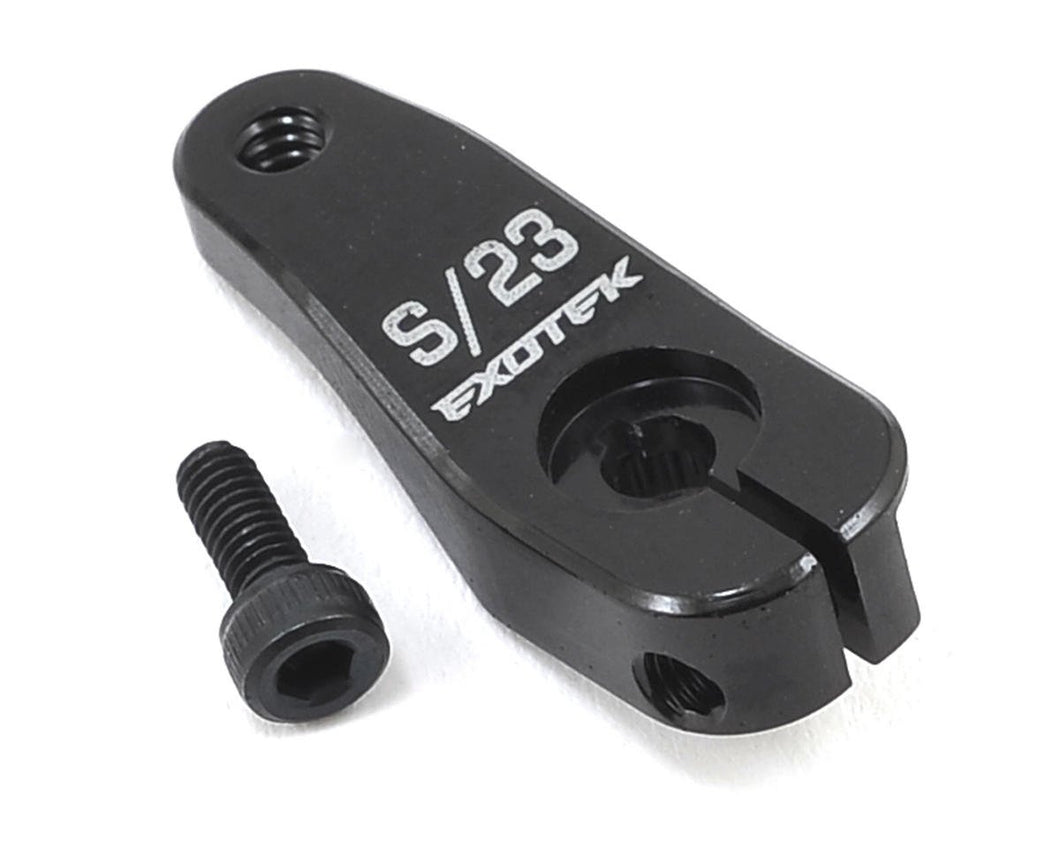 Exotek Aluminum TLR 22 Series HD Clamping Servo Horn (Black)