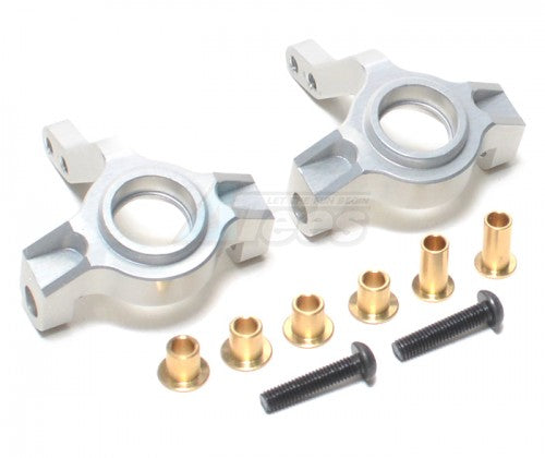 GPM Racing Aluminum Front Knuckle Arm - 1pr Set Silver