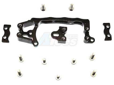 GPM Racing Aluminum Servo Mount - 1Set Black