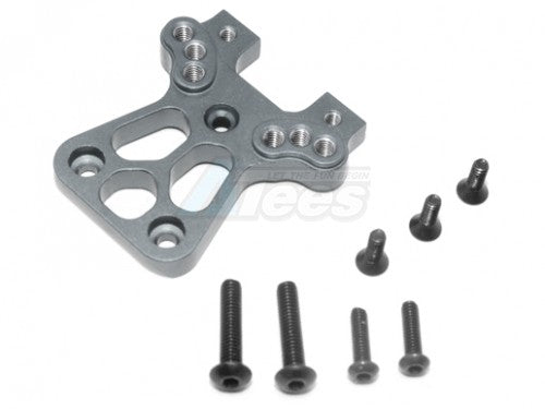 GPM Racing Aluminium Front Shock Tower - 1pc set Gun Metal