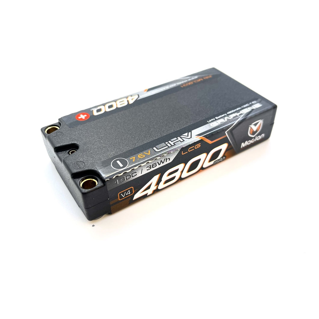 Maclan Racing Graphene V4 HV 2S LCG Shorty 4800mAh Lipo Battery