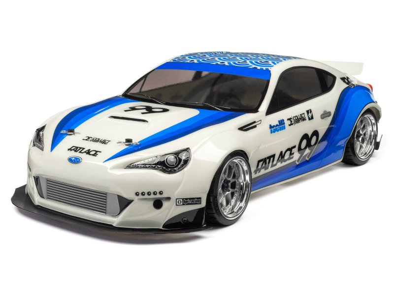 HPI Fatlace Subaru BRZ Body, 200mm, Clear 1/10 Touring Car