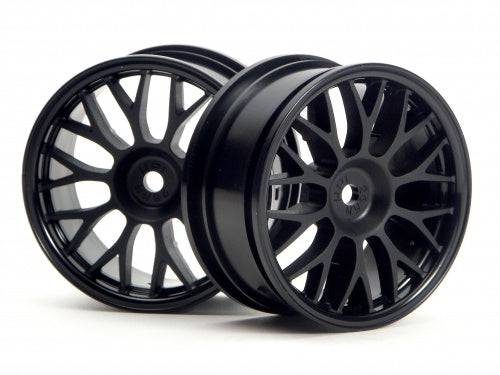 HPI Mesh Wheel, 26mm, Black, 1mm Offset
