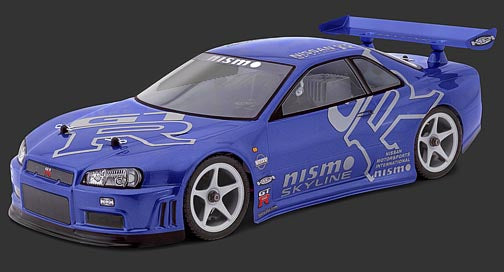 ミニカー HPI Nissan Skyline GT-R V-spec (R34) HPI Nissan Skyline R34 GT-R, Clear, 190mm
