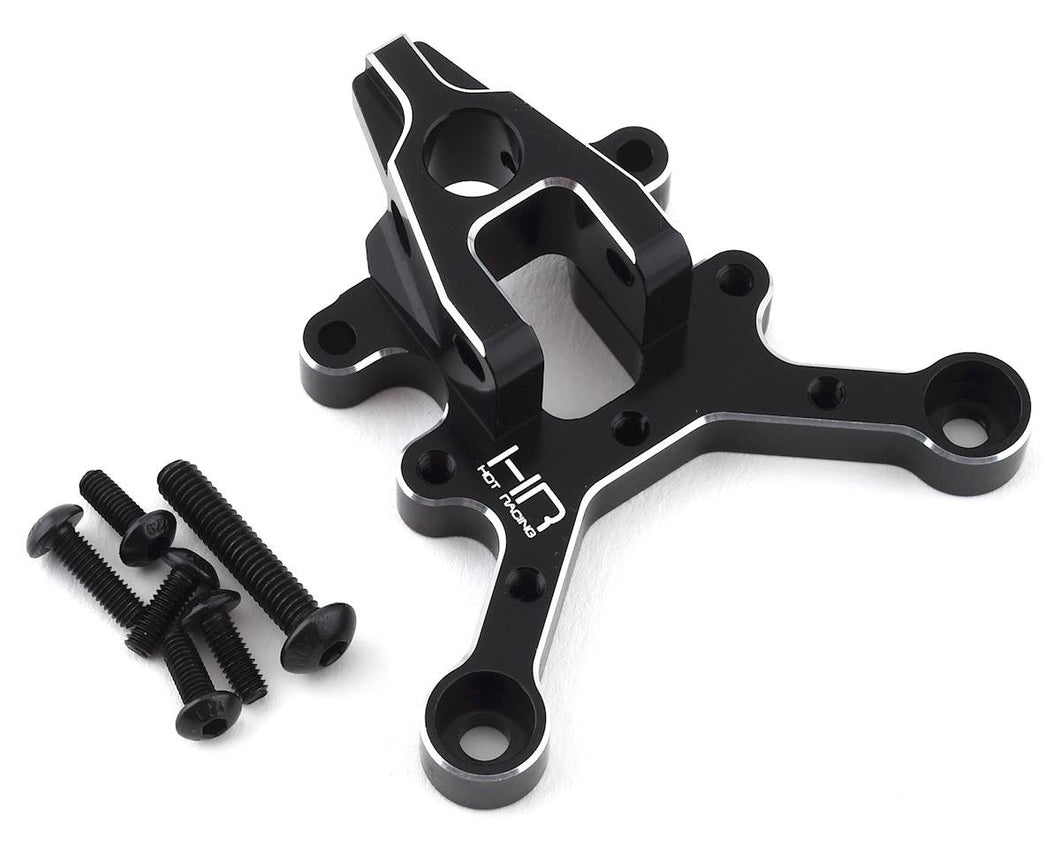 Hot Racing Aluminum Center Front Brace Mount (Black)