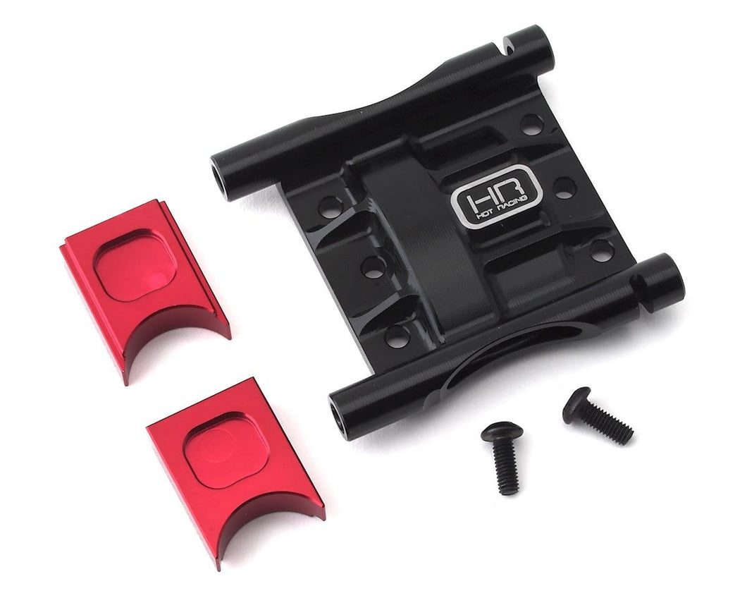 Hot Racing Aluminum Center Differential Cover EZM Mount (Black)