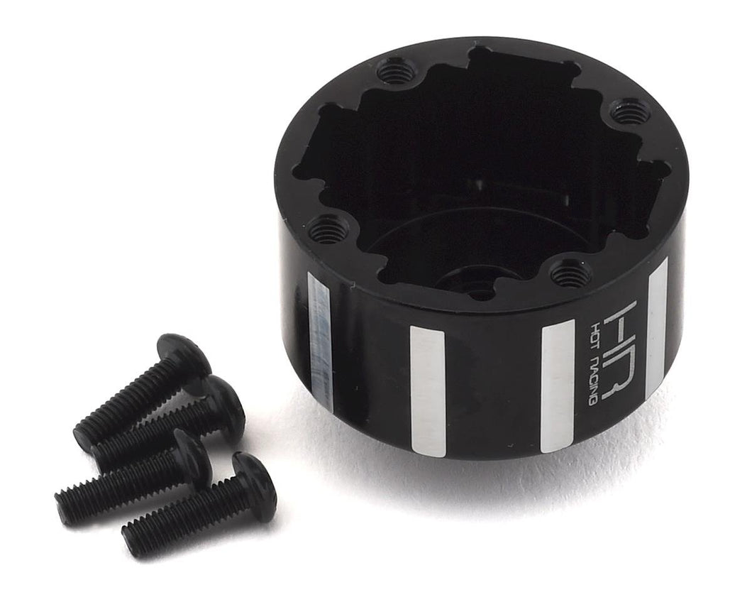Hot Racing Aluminum Differential Carrier Case (Black)