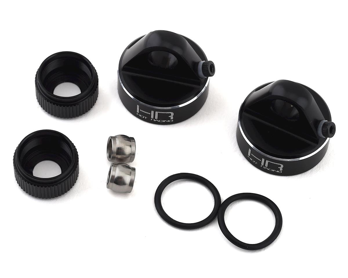 Hot Racing Aluminum Bleeder Shock Caps (2)