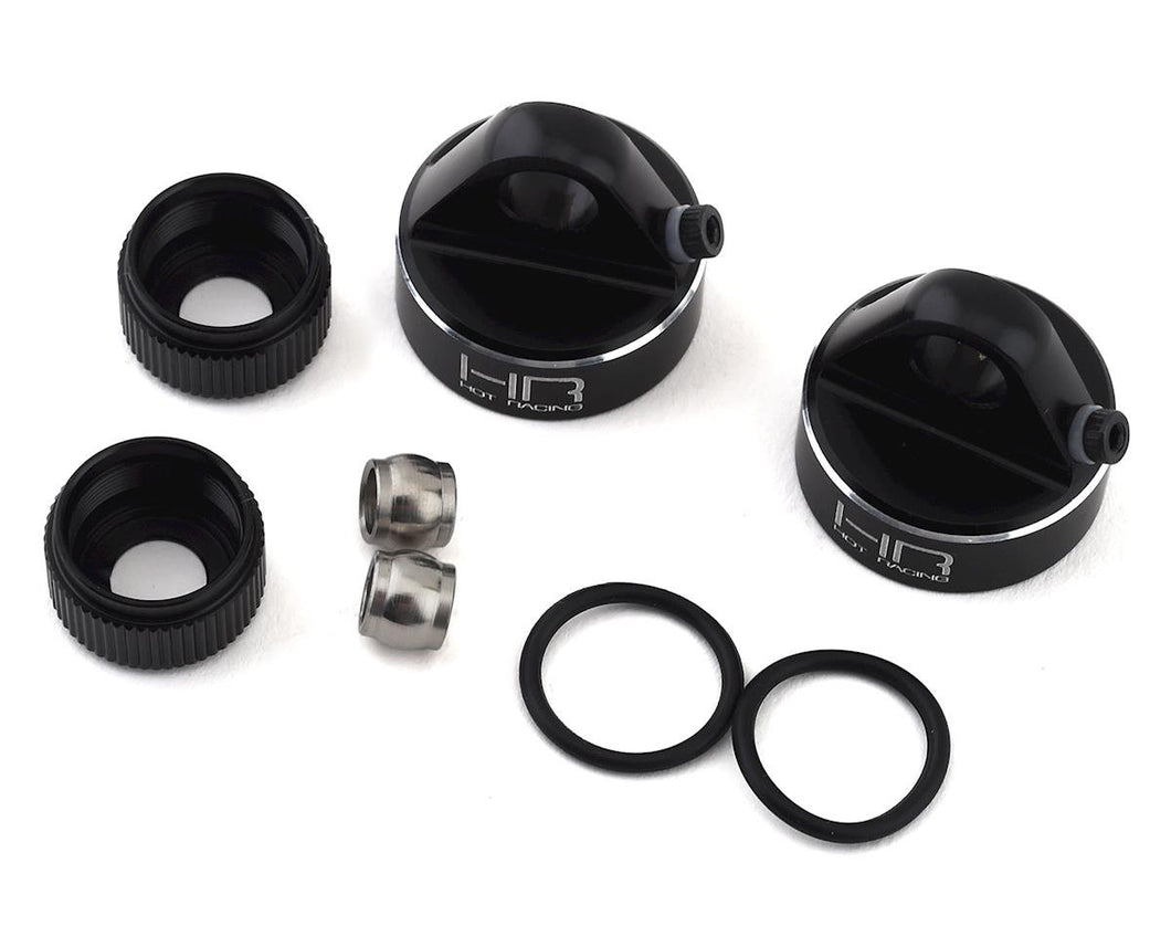 Hot Racing Aluminum Bleeder Shock Caps (2)