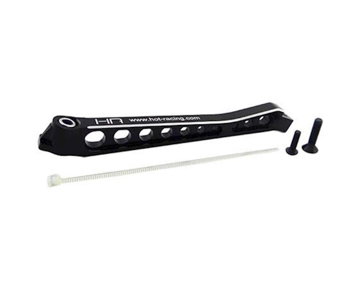 Hot Racing Aluminum Front Chassis Brace (Black)