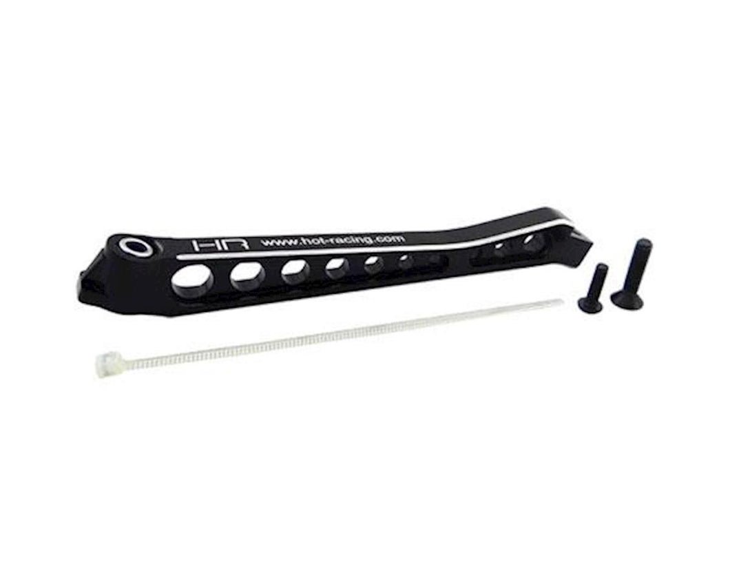 Hot Racing Aluminum Front Chassis Brace (Black)