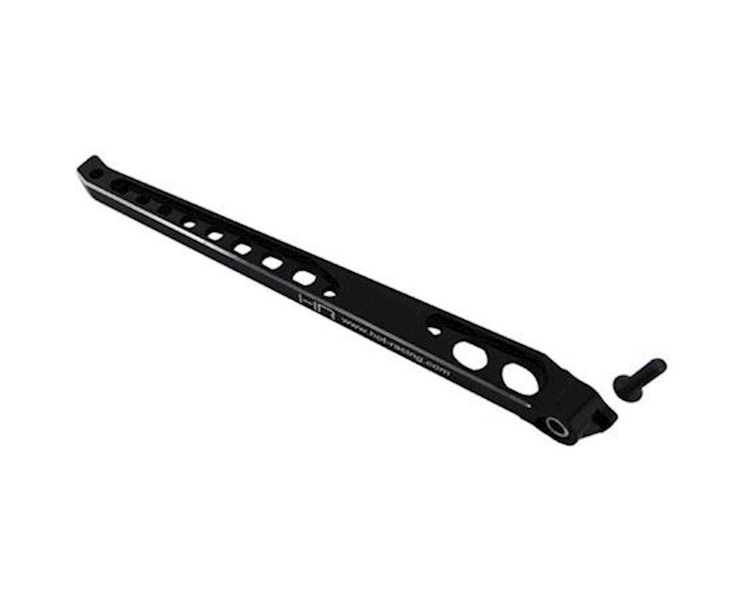 Hot Racing 165mm Aluminum Rear Chassis Brace (Black)