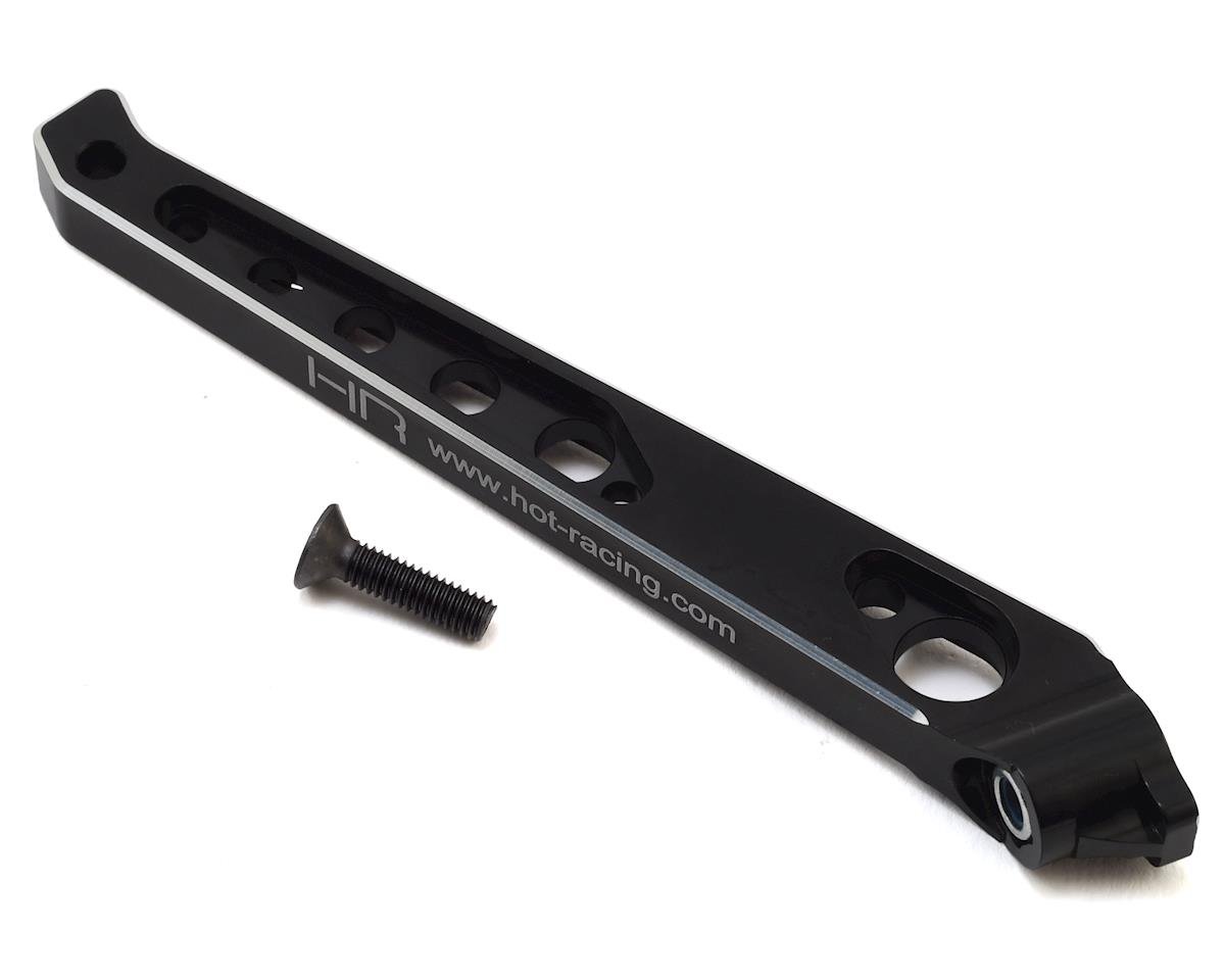 Hot Racing Aluminum Short Rear Chassis Brace (Black)