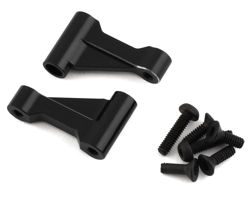 Hot Racing Losi Mini-T 2.0 Aluminum Front Bulkhead Support (Black)