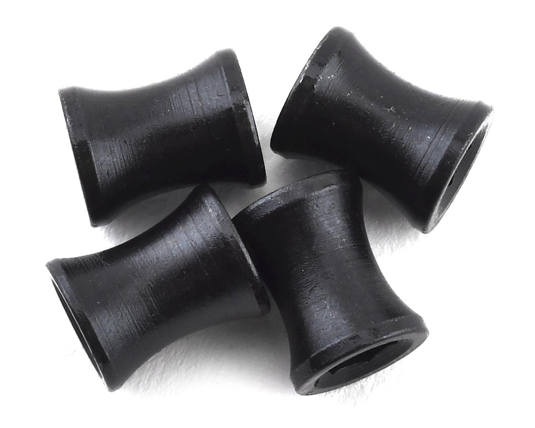 Hot Racing Steel M4 Wheel Barrel Nut Fastener (Black) (4)