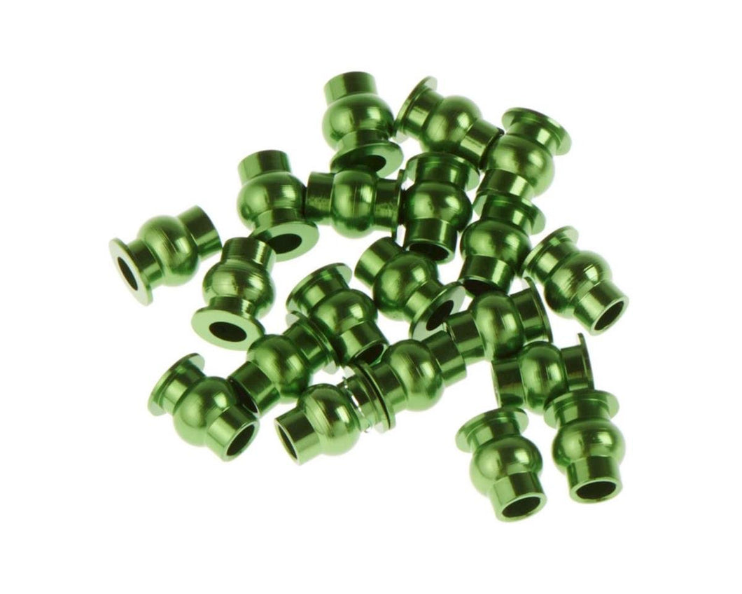 Hot Racing Green Aluminum Suspension Pivot Balls (20)