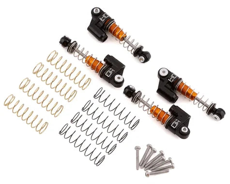 Hot Racing Axial SCX24 Aluminum Threaded Oil Emulsion Shocks (4)