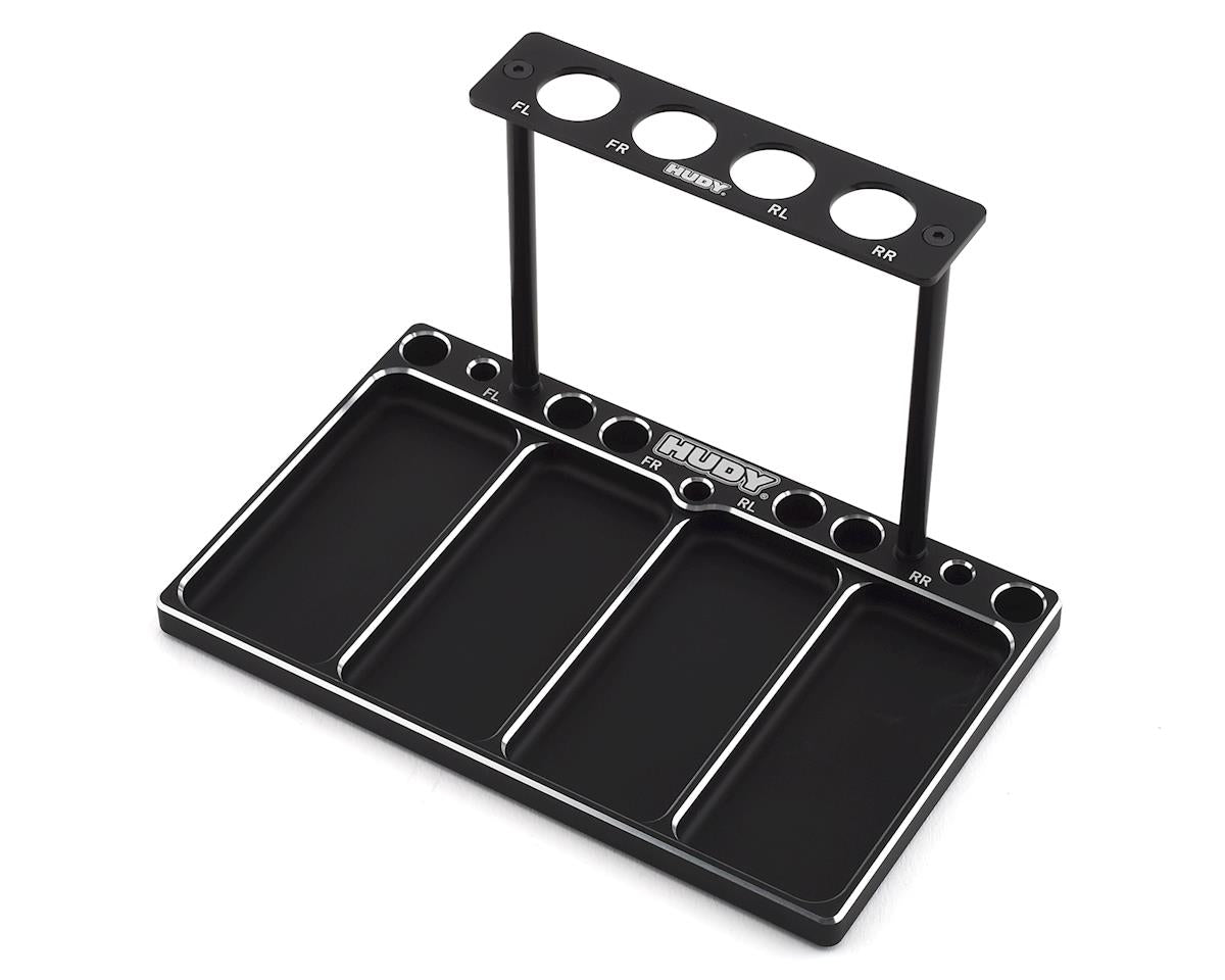 Hudy 1/10 Off-Road Diff & Shocks Aluminum Tray